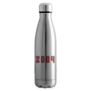 2004 Jahr Geburtstag - Isolierflasche - Lightsilver - Rechts