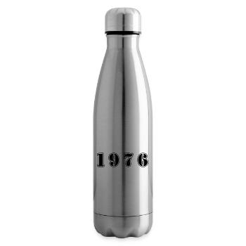 1976 year birthday - Insulated Water Bottle - silver - Right