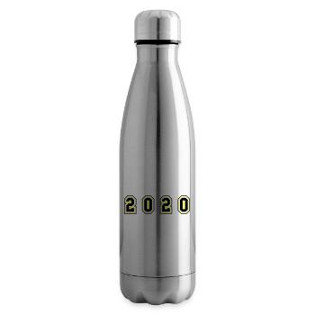 Numéro de l’année 2020 - Bouteille isotherme - argent clair - Droite