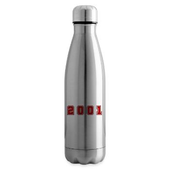2001 Year Number - Insulated Water Bottle - silver - Right