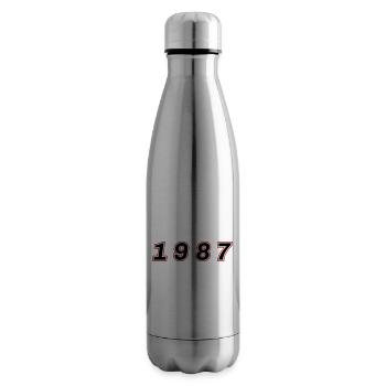 1987 Jahr Zahl - Isolierflasche - Lightsilver - Rechts