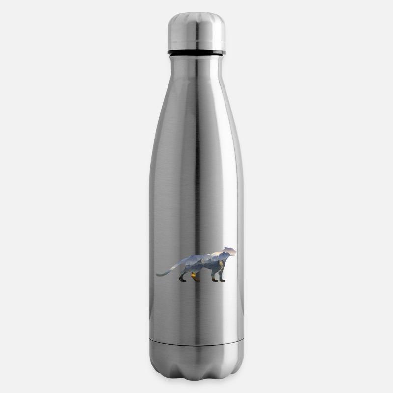 Schneeleopard - Isolierflasche - Lightsilver