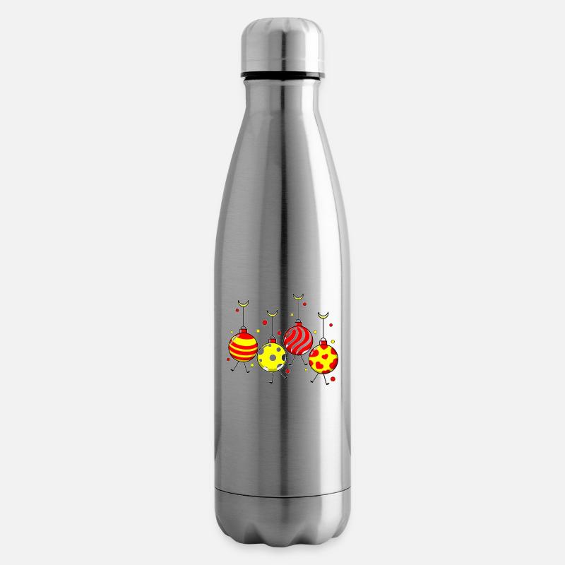 Hässliche Weihnachtspullover Lichter Weihnachten - Isolierflasche - Lightsilver