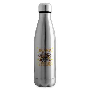 C’est mon effrayant professeur Costume School Halloween - Bouteille isotherme - argent clair - Droite