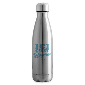 Rugby Supporter Rugby Bayonne Bayonnais - Bouteille isotherme - argent clair - Droite