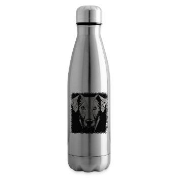 gift idea golden retriever awesome - Isolierflasche - Lightsilver - Rechts