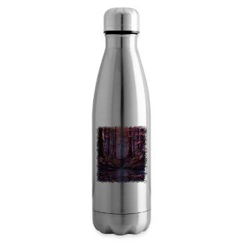 funny quote chocolate beasts cute dark chocolate - Isolierflasche - Lightsilver - Rechts