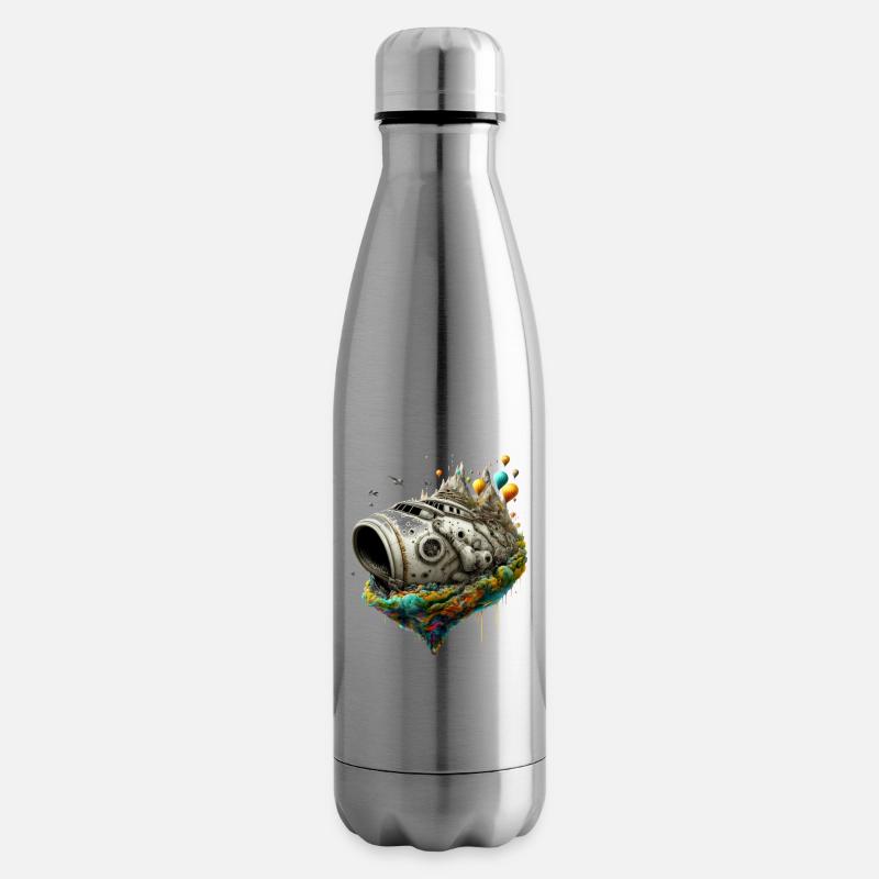 Micro World - Schiff - Isolierflasche - Lightsilver