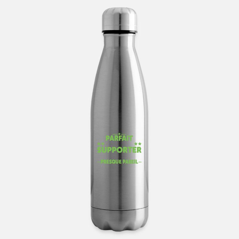 Supporter De Saint Étienne - Bouteille isotherme - argent clair