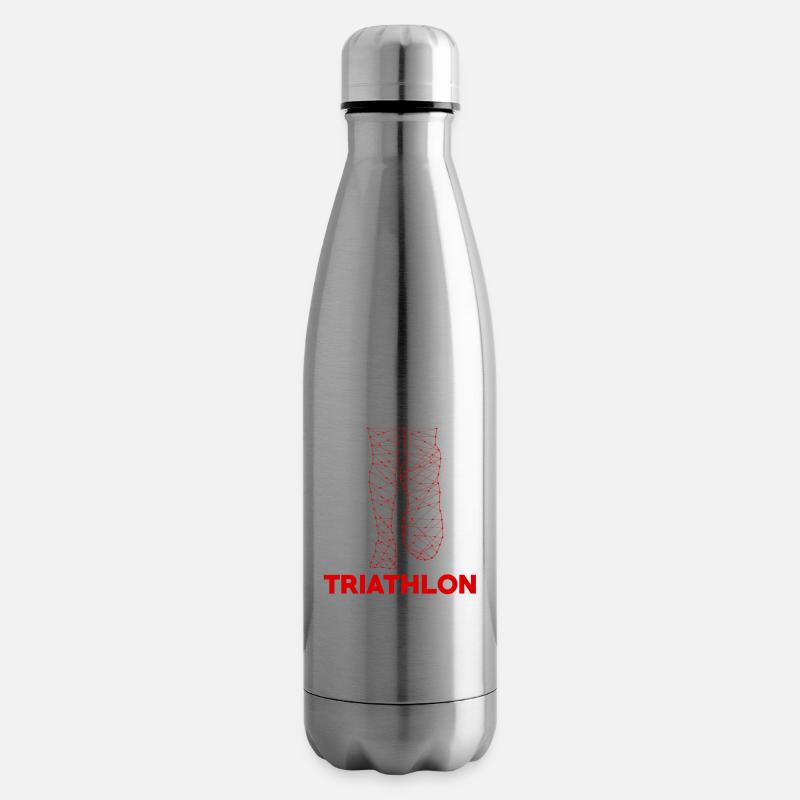 Triathlon - Isolierflasche - Lightsilver
