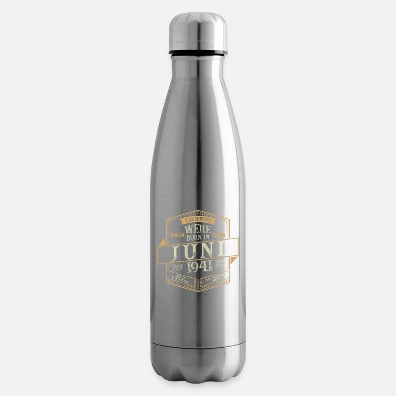 Juni 1941 Geburtstag Mann - Isolierflasche - Lightsilver
