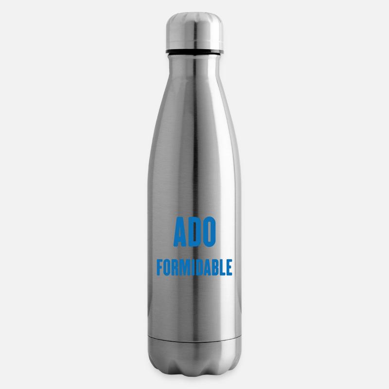 Pas Facile d'Être Ado Et Formidable À La Fois - Bouteille isotherme - argent clair