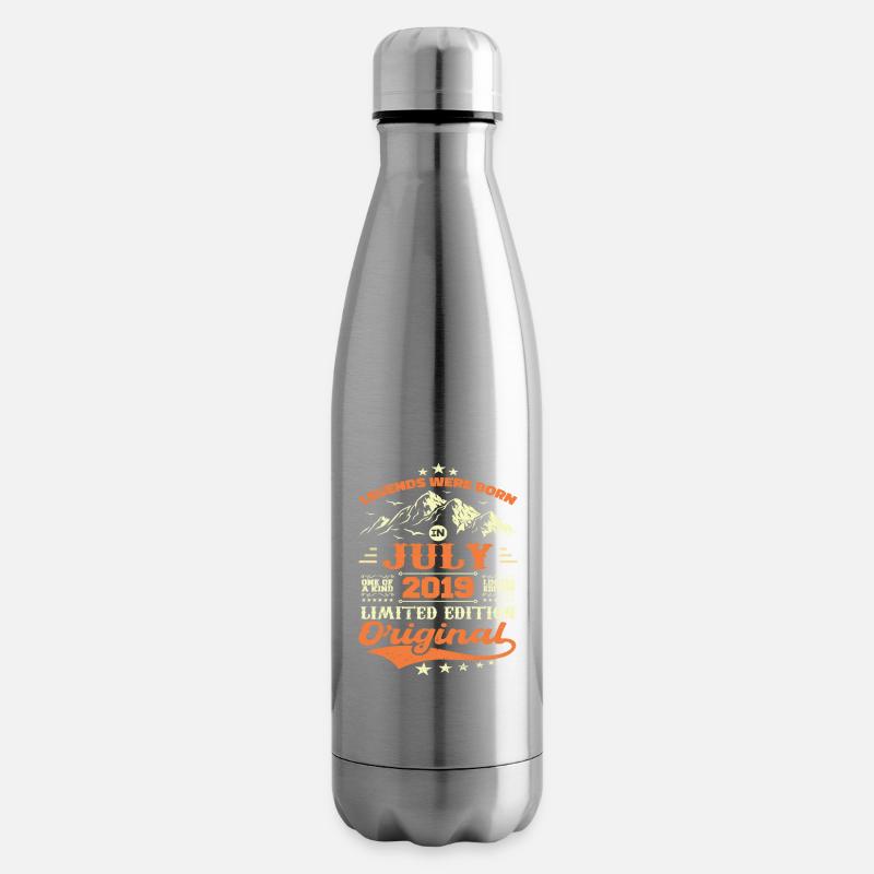 Juli 2019 Vintage Retro Jubiläum 2019 - Isolierflasche - Lightsilver