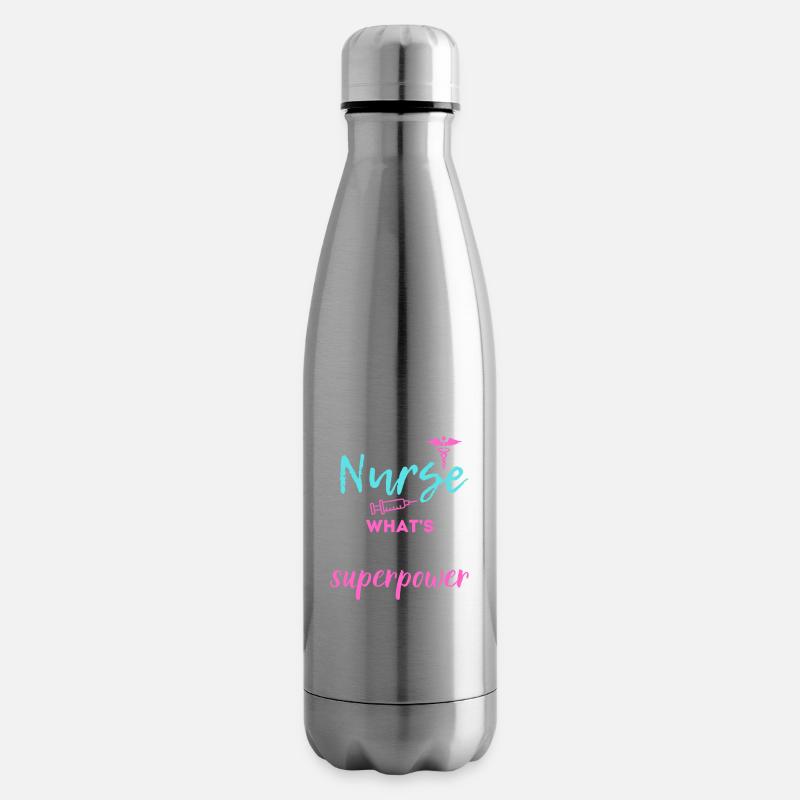 Ich bin Krankenschwester - Isolierflasche - Lightsilver