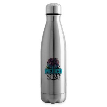 L’équipe du voyage au Mexique 2024 - Bouteille isotherme - argent clair - Droite