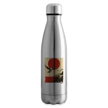 Propaganda Style: Nature and Birds - Insulated Water Bottle - silver - Right