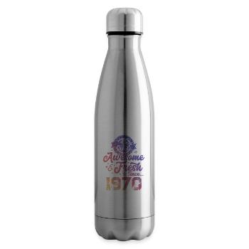 1970 awesome fresh - Insulated Water Bottle - silver - Right