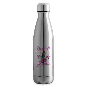 Damen Dirndl Ersatz Trachten Ersatz Bluse Kirmes - Isolierflasche - Lightsilver - Rechts
