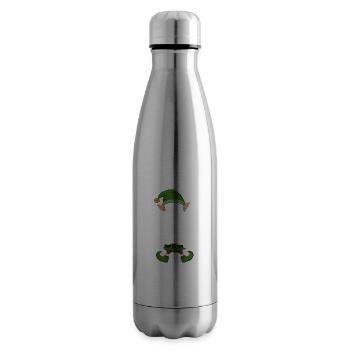Group Matching Family Christmas Gift Elf - Insulated Water Bottle - silver - Right