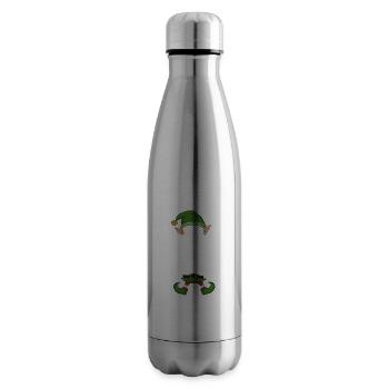 Group Matching Family Christmas Gift Elf - Insulated Water Bottle - silver - Right