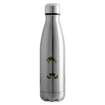 Group Matching Family Christmas Gift Elf - Insulated Water Bottle - silver - Right