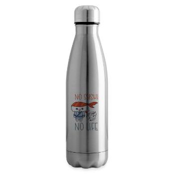 Kawaii Japanisches Essen Salmon Lachs Sushi Rolle - Isolierflasche - Lightsilver - Rechts