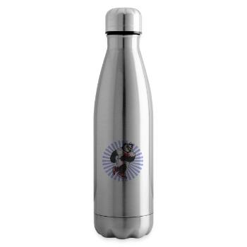 Je Peux Pas J'ai Rugby Joueur Maillot France Rugby - Isolierflasche - Lightsilver - Rechts