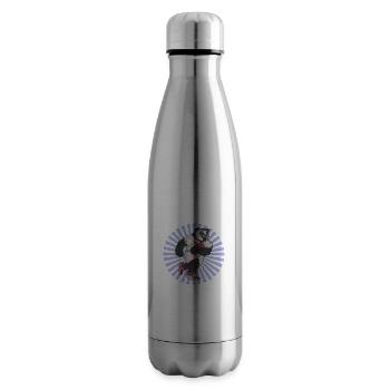 J'Peux Pas J'ai Rugby Joueur Maillot France Rugby - Isolierflasche - Lightsilver - Rechts