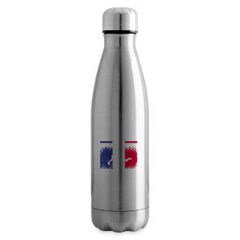 Je Peux Pas J'ai Rugby Joueur Maillot France Rugby - Isolierflasche - Lightsilver - Rechts