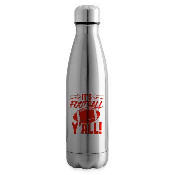 devise du football - Bouteille isotherme - argent clair - Droite