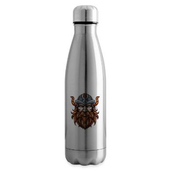 Wikinger Kopf Krieger - Isolierflasche - Lightsilver - Rechts