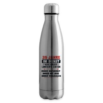 35 Jahre im Dienst 35 Jähriges Dienstjubiläum - Isolierflasche - Lightsilver - Rechts