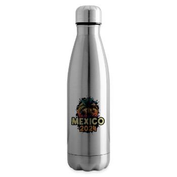 Mexiko 2024 Urlaub Spruch - Isolierflasche - Lightsilver - Rechts