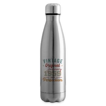 January 1959 Legend for 65 years - Insulated Water Bottle - silver - Right