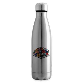 A good day to read a book - Insulated Water Bottle - silver - Right