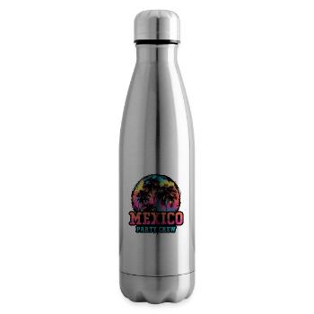 Mexico Party Crew - Insulated Water Bottle - silver - Right