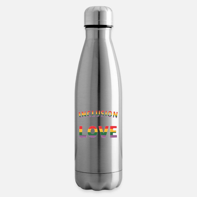 Inklusion ist meine Liebe Sprachlehrerin - Isolierflasche - Lightsilver