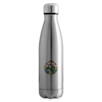 Echsperte Echspertin Lustiger Wortwitz Reptilien - Isolierflasche - Lightsilver - Rechts