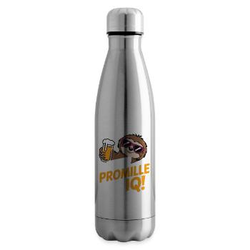 More per mille than IQ Saufen Bier Alkohol Party Fau - Insulated Water Bottle - silver - Right