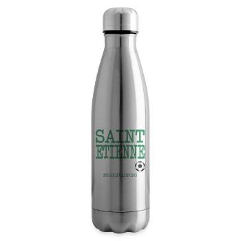 Sainté Saint-Etienne Stéphanois Popolopopo - Bouteille isotherme - argent clair - Droite