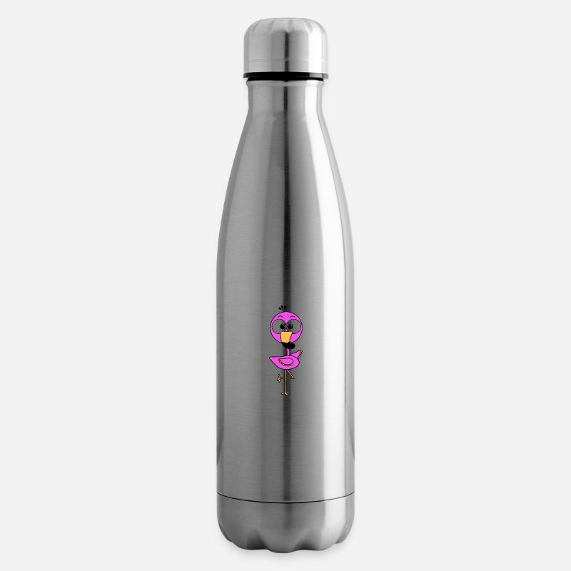 Flamingo Ingo - Isolierflasche - Lightsilver