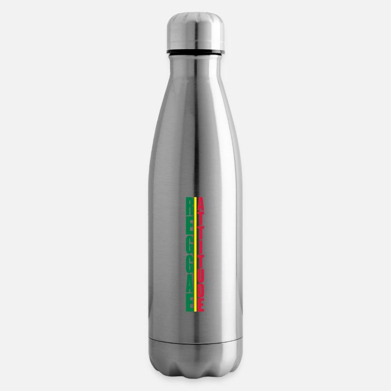 reggae attitude - Bouteille isotherme - argent clair
