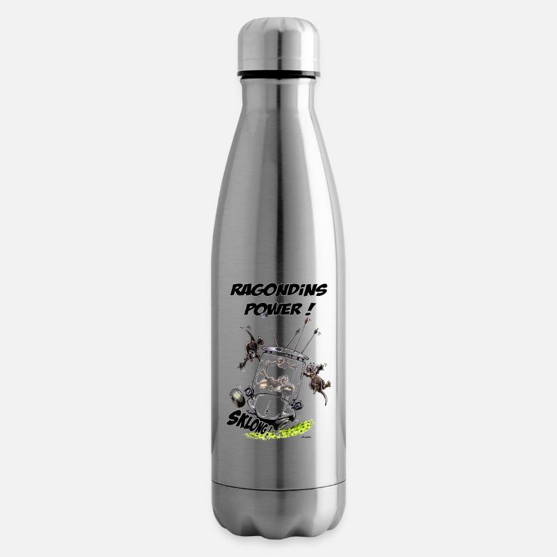 Ragondins Power ! - Bouteille isotherme - argent clair