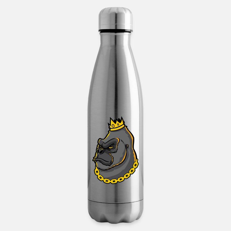 licorne - Bouteille isotherme - argent clair