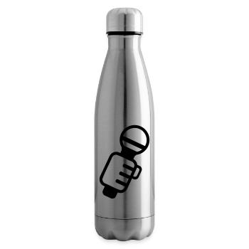 Microphone - Insulated Water Bottle - silver - Right