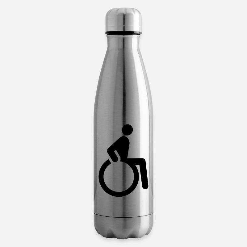 fauteuil roulant - Bouteille isotherme - argent clair