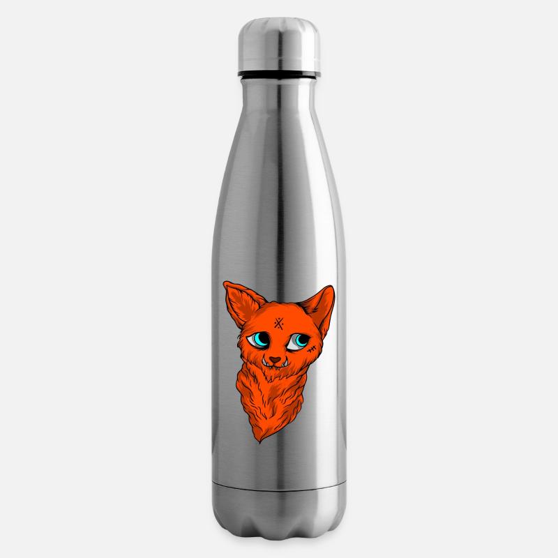 Lustige Katzen 5 - Isolierflasche - Lightsilver