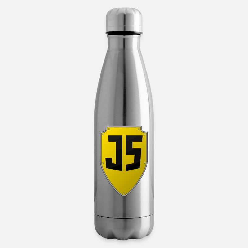 JavaScript-Schild - Isolierflasche - Lightsilver