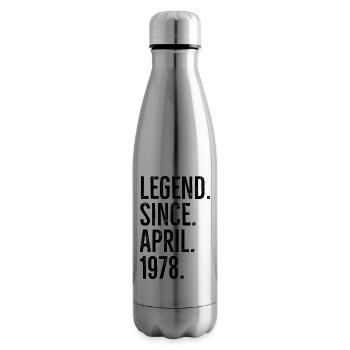 Legend Since April 1978 - Insulated Water Bottle - silver - Right