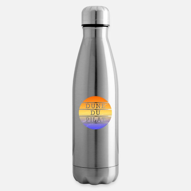 Dune du Pilat 2022 - Sable - Bouteille isotherme - argent clair